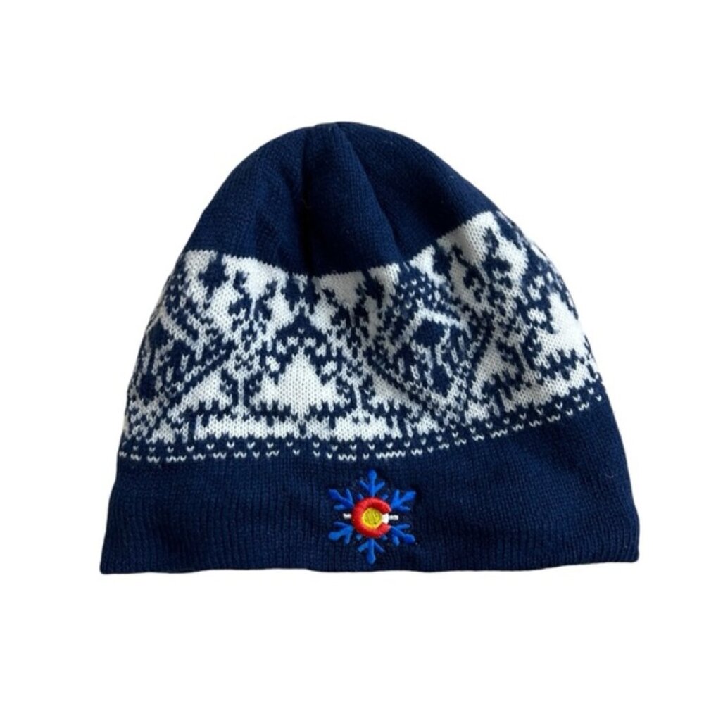 Port Authority Unisex Festive Colorado Knit Beanie